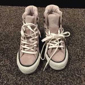 Converse suede Lux Wedge sneakers